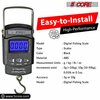 5 Core 5 Core Fishing Scale 110lb/50kg Capacity -Hanging Digital Luggage Weighing Scales w Measuring Tape LS-006